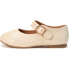 Juni Leather Round-Toe Mary Janes, Milk - Mary Janes - 1 - thumbnail