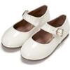 Juni 2.0 Leather Round-Toe Mary Janes, White - Mary Janes - 2