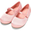 Elin Satin Glossy Leather Pointed-Toe Mary Janes, Pink - Mary Janes - 2