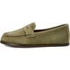 Ryan Suede Grosgrain Ribbon Trim Loafers, Khaki - Loafers - 1 - thumbnail