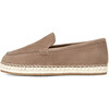 Bruno Jute Sole Suede Loafers, Beige - Loafers - 1 - thumbnail