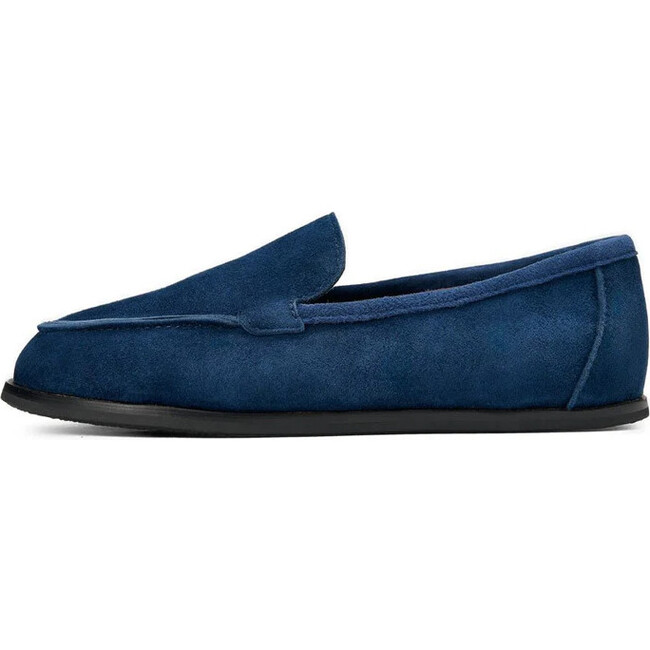 Bruno 2.0 Leather Sole Suede Loafers, Navy
