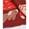 Bow Wow Baby Blanket, Red Clay - Blankets - 6