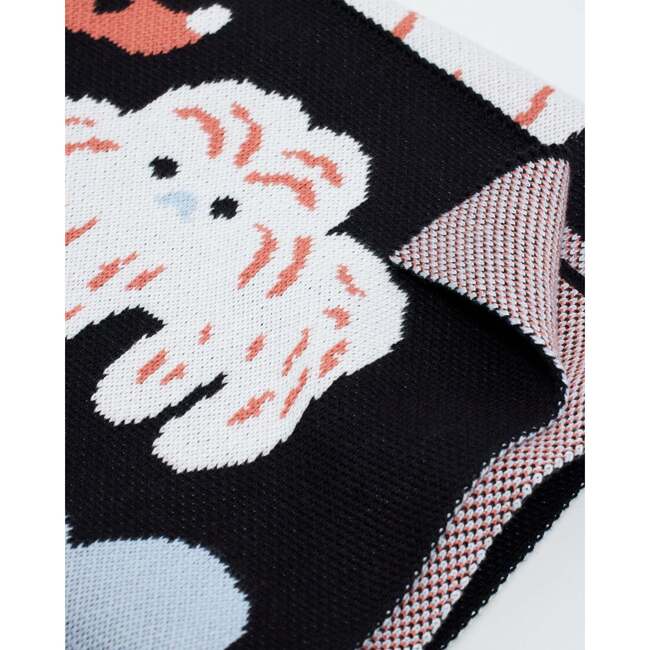 Bow Wow Baby Blanket, Classic Noir - Blankets - 6