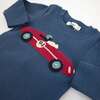 Racecar Terry Applique Two Piece Set, Denim - Mixed Apparel Set - 3