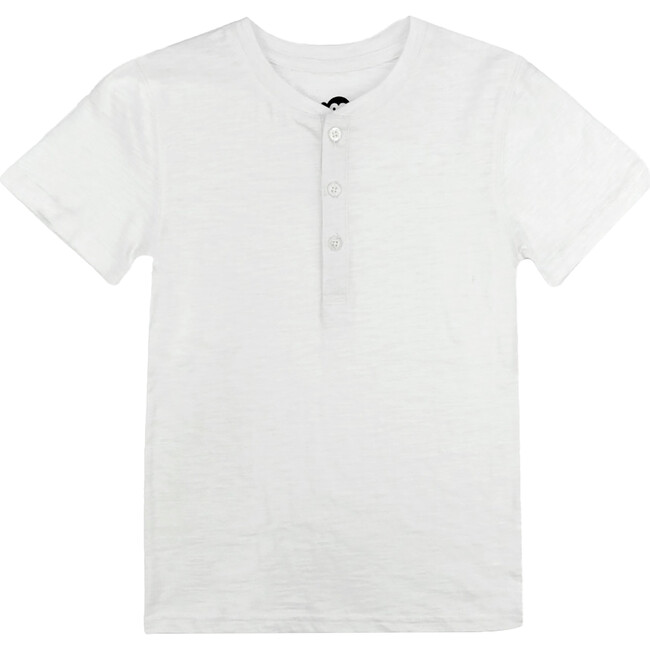 Day Party Henley T-Shirt, White