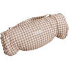 Organic Toddler Nap Roll-N-Rest Mat Set, Brown Gingham - Sleepbags - 1 - thumbnail