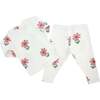 Picking Daisies Print Two Piece Set, Cream - Mixed Apparel Set - 2