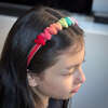 Rainbow Hearts Headband, Red - Hair Accessories - 3