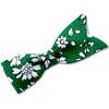 Liberty Of London Floral Print Asymmetric Petal Bow, Green - Hair Accessories - 1 - thumbnail