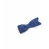 Asymmetric Petal Bow, Blue - Hair Accessories - 1 - thumbnail