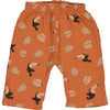 All-Over Toucan Print Pants, Brick - Pants - 1 - thumbnail