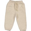 Ribbed Jogger Sweatpants, Sand - Sweatpants - 1 - thumbnail