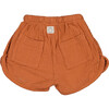 Curved Hem Drawstring Shorts, Brick - Shorts - 2