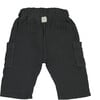 Side Pocket Gauze Pants, Charcoal - Pants - 1 - thumbnail