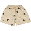 All-Over Toucan Print Shorts, Sand - Shorts - 1 - thumbnail