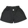 Heathered Drawstring Shorts, Charcoal - Shorts - 2