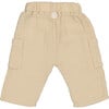 Side Pocket Gauze Pants, Sand - Pants - 2