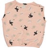 All-Over Toucan Print Sleeveless Top, Pink - T-Shirts - 2