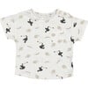 All-Over Toucan Print Short Sleeve T-Shirt, Off-White - T-Shirts - 1 - thumbnail