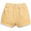 Bow Waist Sweatshorts, Mustard - Shorts - 2