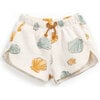 All-Over Clam Print Sweatshorts, Multicolors - Shorts - 1 - thumbnail