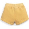 Bow Waistband Sweatshort, Mustard - Shorts - 2