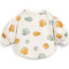 All-Over Clam Shell Print Sweatshirt, Cream - Sweatshirts - 2