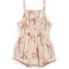 All-Over Palm Tree Print Playsuit, Beige & Multicolors - Rompers - 2