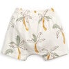 All-Over Palm Tree Print Shorts, Cream - Shorts - 2