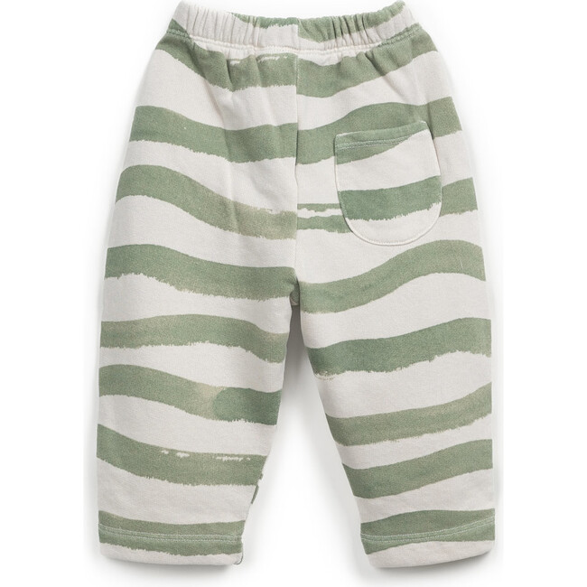 Wavey Striped Sweatpants, Green & Multicolors - Sweatpants - 2