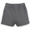 Elasticated Waist 2-Pcket Shorts, Grey - Shorts - 2