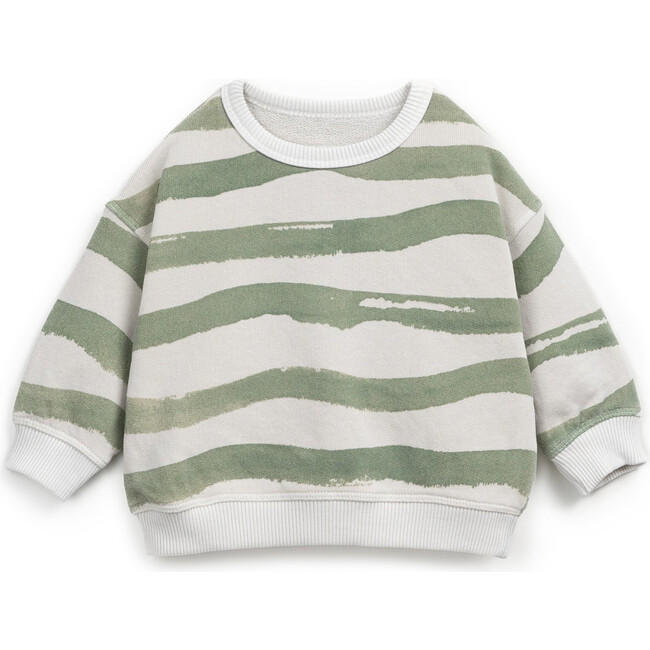 Wavey Striped Sweatshirt, Multicolors