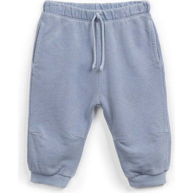 Kangaroo Pocket Sweatpants, Light Blue