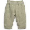 Drawstring 2-Pocket Pants, Olive - Pants - 2