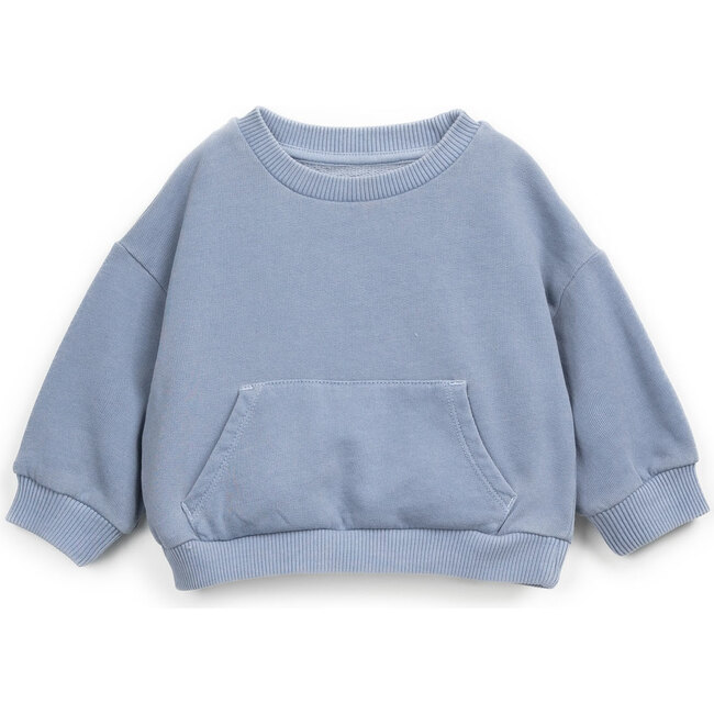 Kangaroo Pocket Sweatshirt, Light Blue