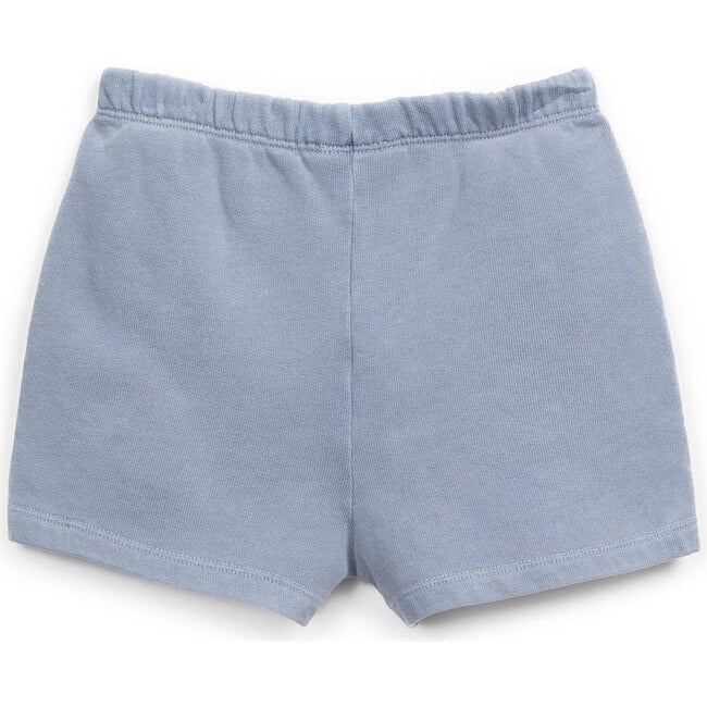 Kangaroo Pocket Sweatshorts, Light Blue - Shorts - 2