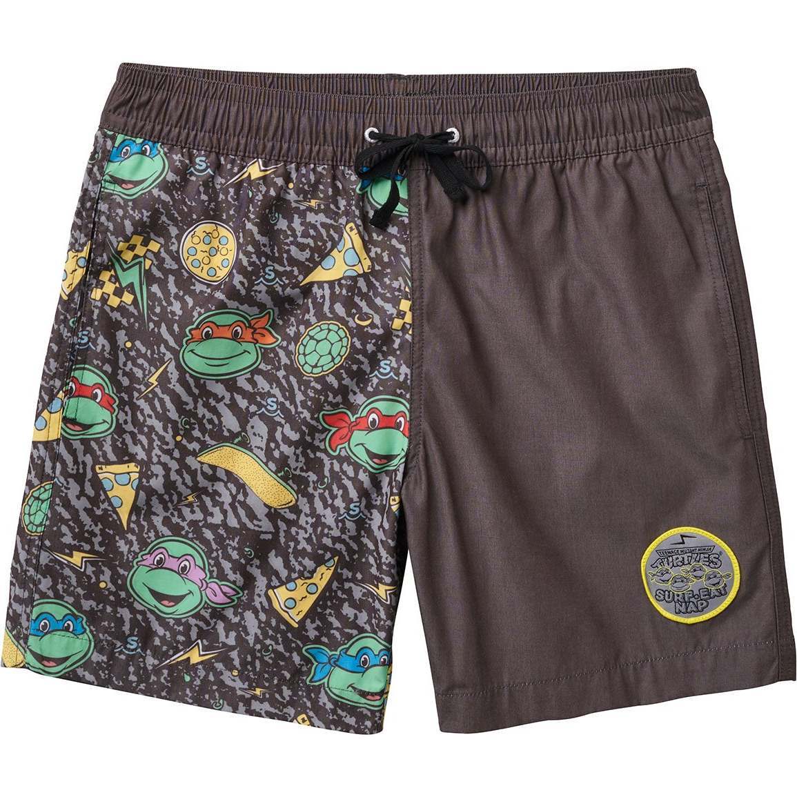 Men's Teenage Mutant Ninja Turtles® Boardshorts, Static Mayhem & Mens Volley - Swim Trunks - 1