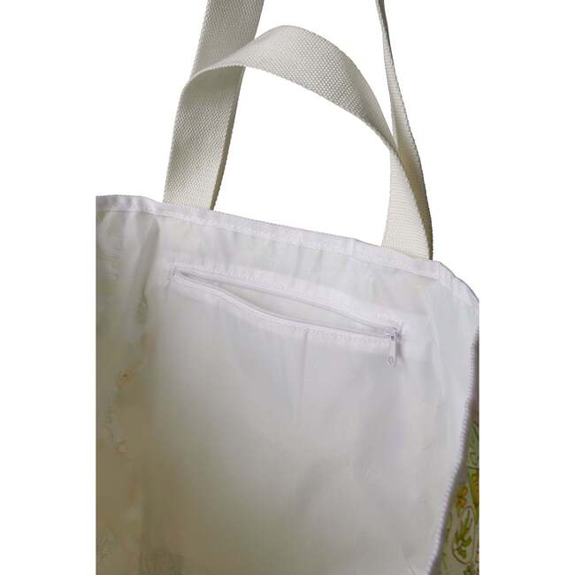 Surfy Birdy Print Recycled Tote Bag, Beach Fossils - Bags - 2