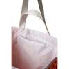 Fleurs Print Recycled Tote Bag, Peach & Orange - Bags - 2