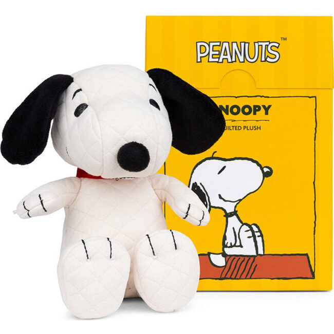 PEANUTS SNOOPY Quilted Jersey Cream in Giftbox 7"