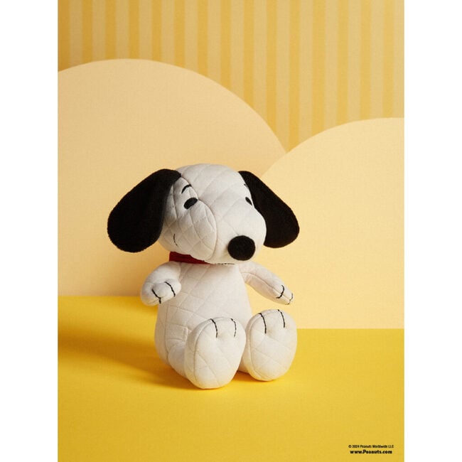 PEANUTS SNOOPY Quilted Jersey Cream in Giftbox 7" - Plush - 3