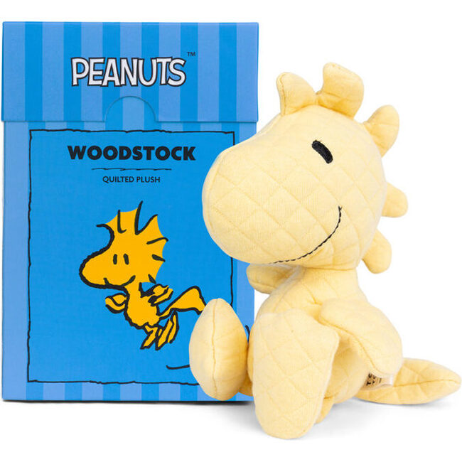 PEANUTS WOODSTOCK Quilted Jersey Yellow in Giftbox 6"