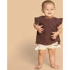 Baby Girls Gauze Double Side Tassel-Tie Bloome, Sand - Bloomers - 3