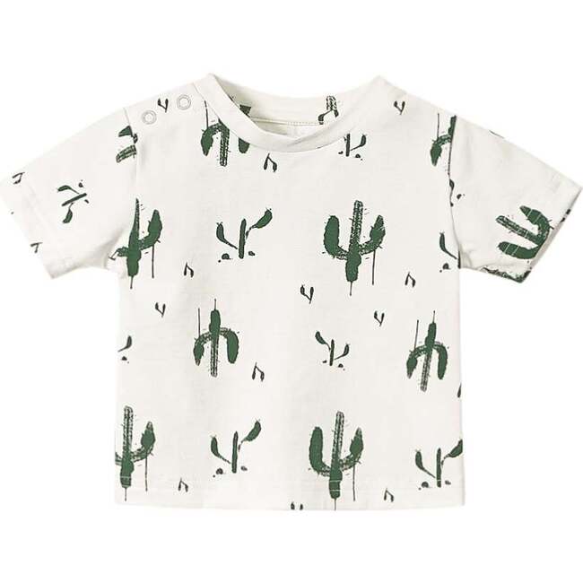 Baby All-Over Print Boxy T-Shirt, Off-White