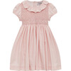 Toddler Willow Rose Hand Smocked Dress, Pink - Dresses - 1 - thumbnail