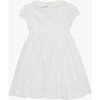 Little Willow Rose Hand Smocked Dress, White - Dresses - 3