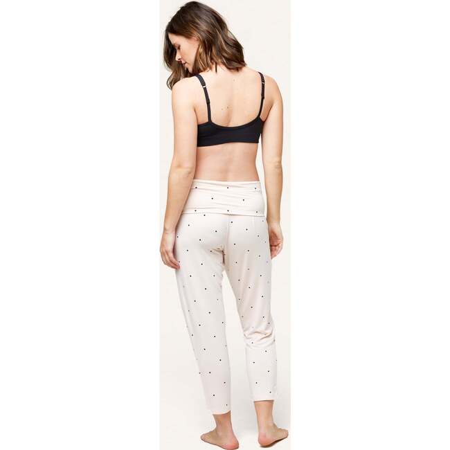 Women's Max C-Section Friendly Tapered Lounge Pant, Dots - Pajamas - 3