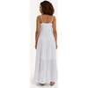 Women's Maternity Lisboa Cotton Eyelet Flowy Maxi Dress, White - Dresses - 3