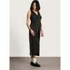 Women's Francesca Polka Dot Sleeveless Wrap-Tie Jumpsuit, Black - Jumpsuits - 2